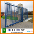 Metal iron diamond wire fence gate